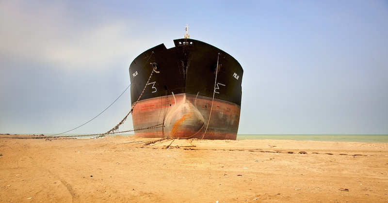 Illustration for article titled Ghostly Ship Graveyards from Around the World